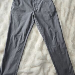 Lululemon ABC Commission Pants Mens 32 Gray Warpstream Stretch Performance